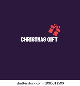 Christmas gift design illustration vector