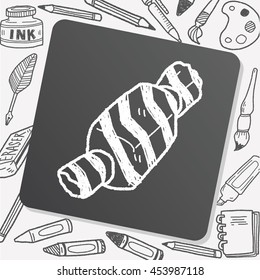 Christmas gift doodle