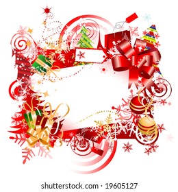 Christmas gift, frame with place for your text