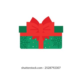 Christmas gift icon. Gift box icon. Gift boxes with ribbon icon. Christmas gift icon illustration vector symbol