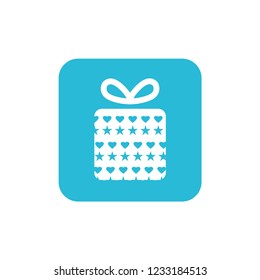 Christmas gift icon illustration vector symbol. xmas icon vector