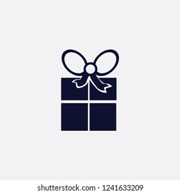 Christmas gift icon illustration vector symbol. xmas icon vector