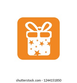 Christmas gift icon illustration vector symbol. xmas icon vector