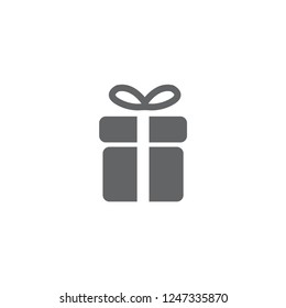 Christmas gift icon illustration vector symbol. Xmas icon vector