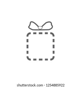Christmas gift icon illustration vector symbol. xmas icon vector