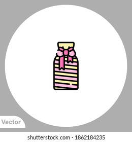 Christmas gift icon sign vector,Symbol, logo illustration for web and mobile