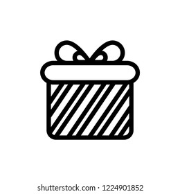 Christmas Gift Icon Vector