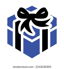 Christmas Gift Icon , Vector Graphics