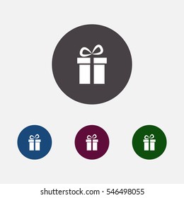  Christmas  gift icon vector illustration, can be used for web and design