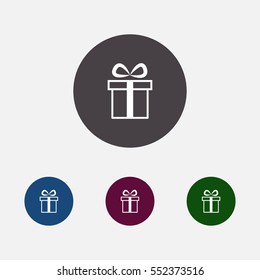  Christmas  gift icon vector illustration, can be used for web and design.