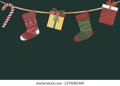 Christmas Gift Illustration Design Element