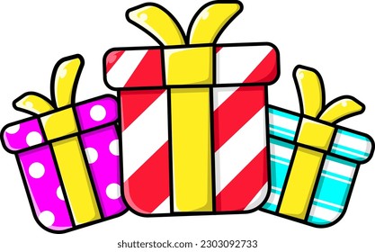 Christmas Gift Illustration Present Vector 