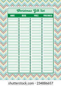 Christmas Gift List