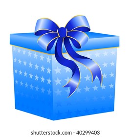 christmas gift on a white background