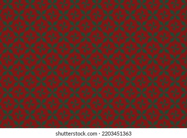 Patrón de regalo de Navidad - rojo - verde - textura de papel envuelto
