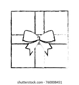 christmas gift present box wrapped ribbon bow celebration