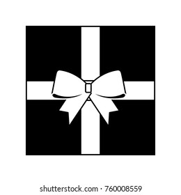 christmas gift present box wrapped ribbon bow celebration