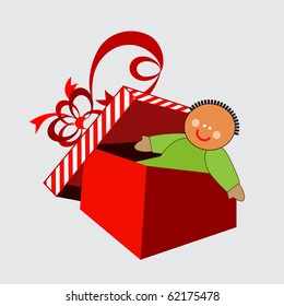 Christmas gift - rag doll