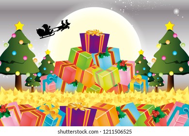 Christmas gift sale, winter event, Christian festival