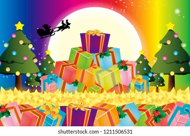 Christmas gift sale, winter event, Christian festival
