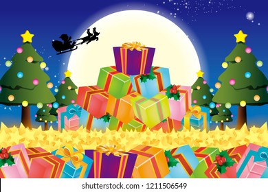 Christmas gift sale, winter event, Christian festival