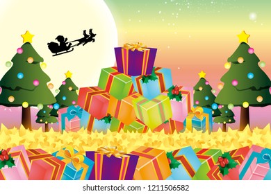 Christmas gift sale, winter event, Christian festival