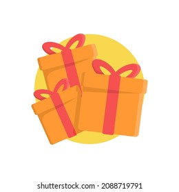 christmas gift simple vector design