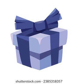 christmas gift surprise illustration isolated