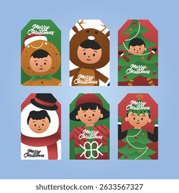 Christmas Gift Tags for children to Print out by tulangbercabang studio