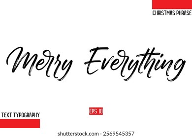 Christmas Gift Text Saying Typography