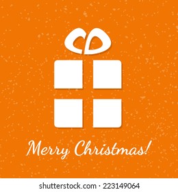 Christmas Gift. Vector illustration. 