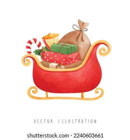 Christmas gift, Christmas vector illustration