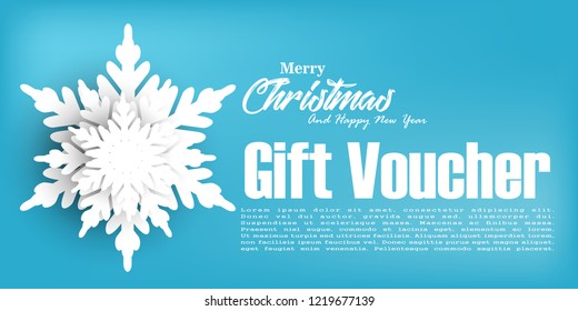 Christmas Gift Voucher Coupon Discount, Christmas Background