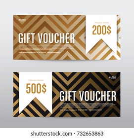 Christmas Gift Voucher Coupon Discount, Background abstract, Vector illustration