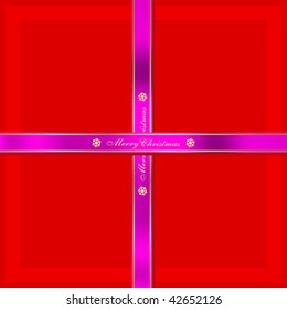 Christmas Gift Wrap with Silky Ribbons