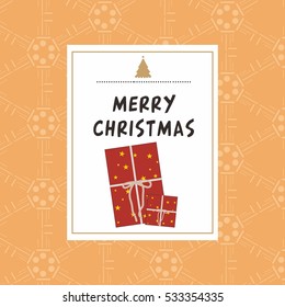 Christmas gift,Christmas card template