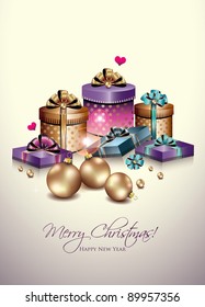 Christmas Gifts Background