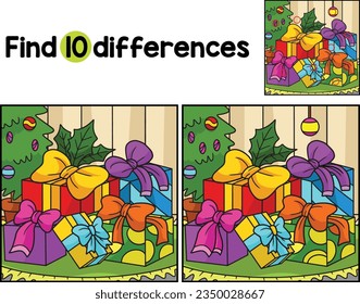 Christmas Gifts Find The Differences