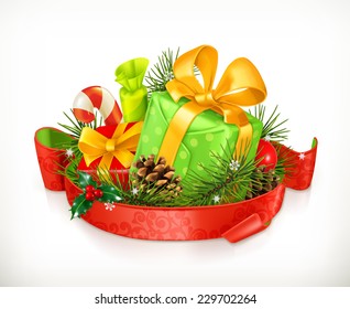 Christmas gifts vector