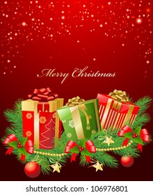 Christmas Gifts vector image