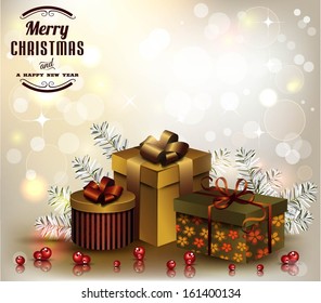  Regalos de Navidad.Vector