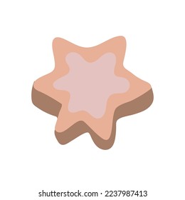 Ilustración vectorial de galletas de jengibre de Navidad.