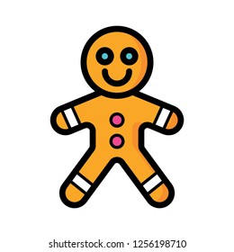 Christmas ginger icon