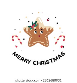 christmas gingerbread cookies, gingerbread cookies, christmas cookies, illustration with christmas cookies