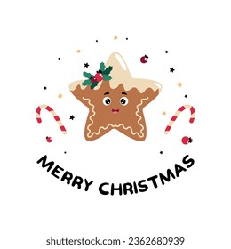 christmas gingerbread cookies, gingerbread cookies, christmas cookies, illustration with christmas cookies