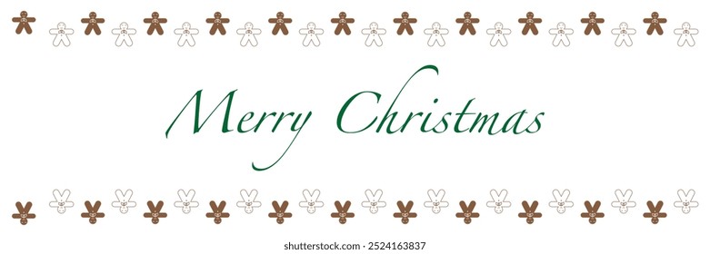 Navidades galletas de jengibre. Hombre de jengibre. Fondo de Vector con lindo pan de jengibre. Fondo, tarjeta, postal.