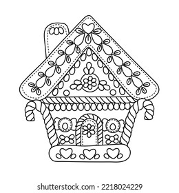 christmas gingerbread house sweet christmas coloring book for kids