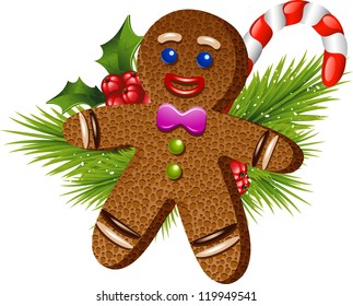 Christmas gingerbread man