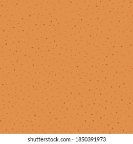 Christmas gingerbread texture. Holiday sweet cookie dough. Seamless vector pattern