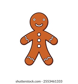 Christmas Gingerbread Vector Design - Festive Holiday Art